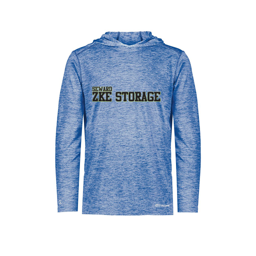 [FOLHCGRY-AS-LOGO1] Decker Men's Charge Hoodie (Adult S, Royal, Logo 1)