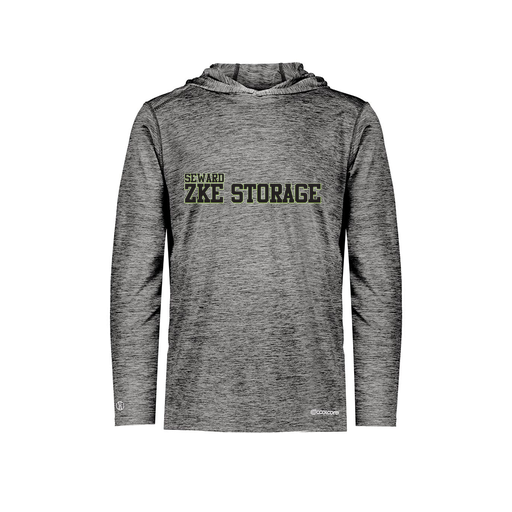 [FOLHCGBK-YS-LOGO1] Decker Youth Charge Hoodie (Youth S, Black, Logo 1)