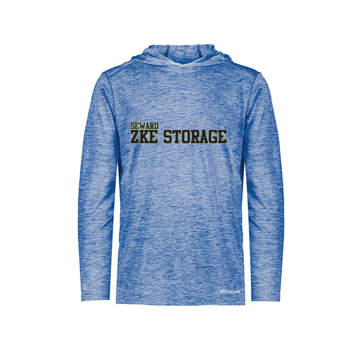 [FOLHCGRY-YS-LOGO1] Decker Youth Charge Hoodie (Youth S, Royal, Logo 1)